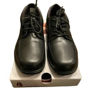 Hush Puppies Black Kids Dress Shoes